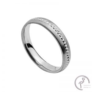 Alianza Plata 1/2 caña 3mm Conforfit Faceta