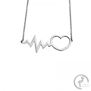Collar en Plata- Enamorados