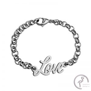 Pulsera acero love